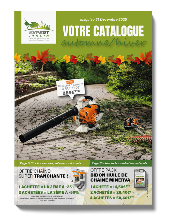 Mailing Automne 2025 - Expert Jardin, Vente et Réparation de Matériels Espaces Verts